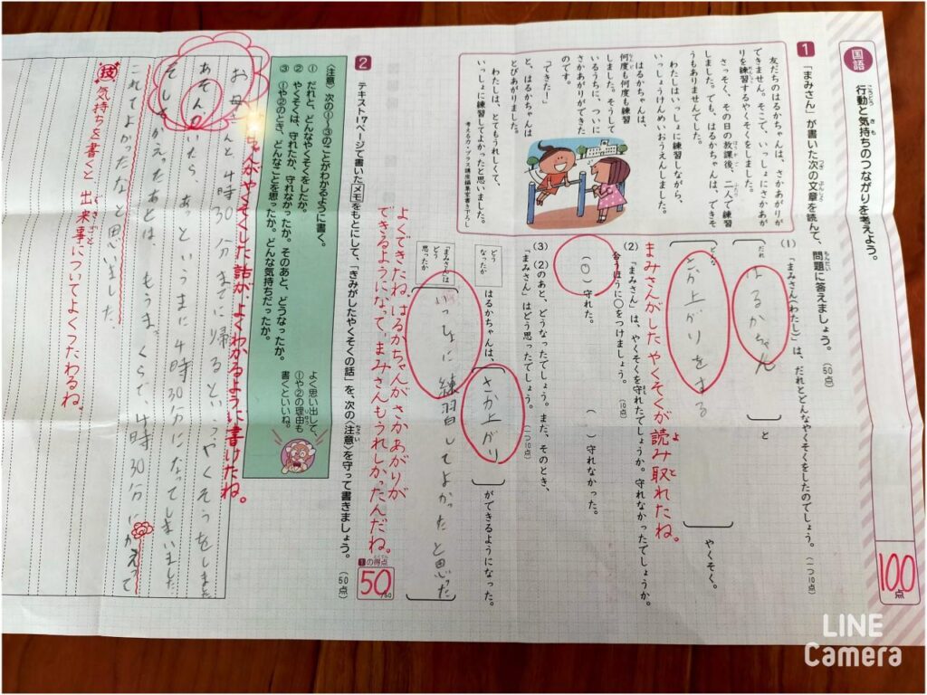 進研ゼミ考える力プラス赤ペン先生